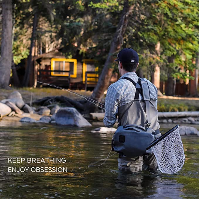 남성용 플라이 낚시 웨이더스 폴리에스테르 양말이 포함된 - Fishing Pants Waterproof 리뷰 및 가격