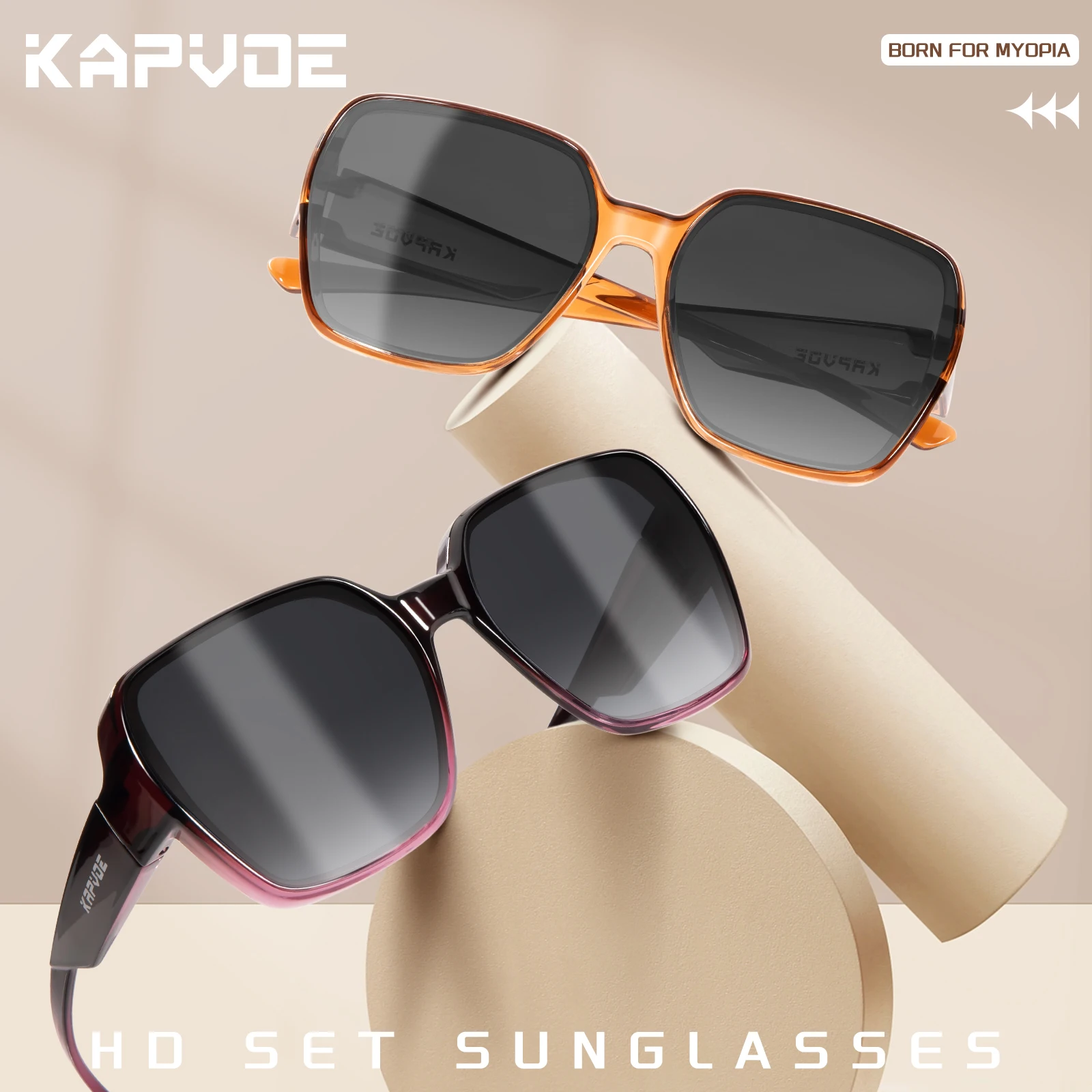 카프보에 피트오버 선글라스 오버사이즈 사각형 편광 근시 - Fishing Sunglasses Polarized 리뷰 및 가격